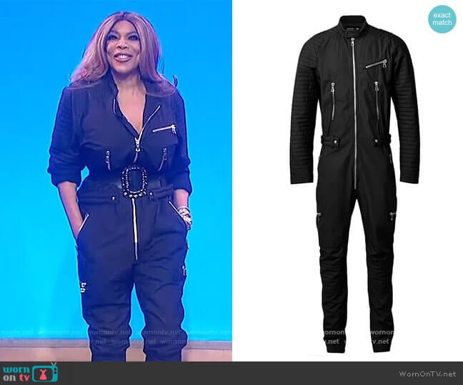 Balmain x H&M Jumpsuit worn by Wendy Williams on The Wendy Williams Show