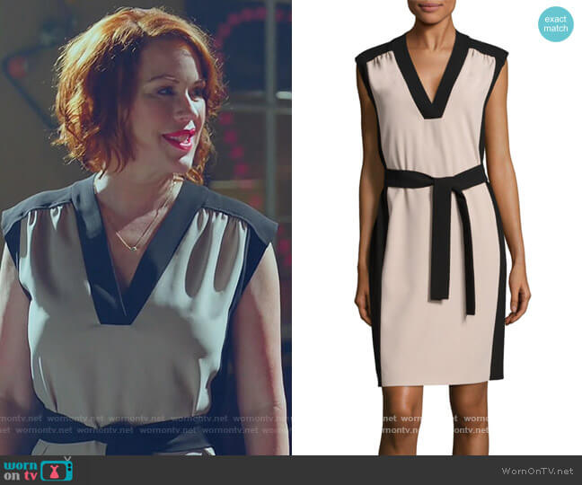 Hugo Boss Hakordia Dress worn by Mary Andrews (Molly Ringwald) on Riverdale