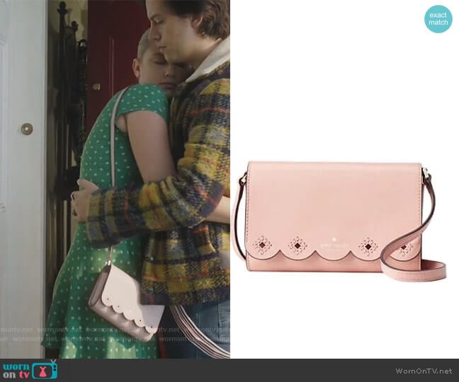Kate Spade Magnolia Eyelet Crossbody Bag worn by Betty Cooper (Lili Reinhart) on Riverdale