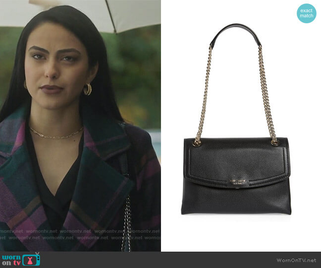Kate Spade Large Florence Leather Shoulder Bag worn by Veronica Lodge (Camila Mendes) on Riverdale