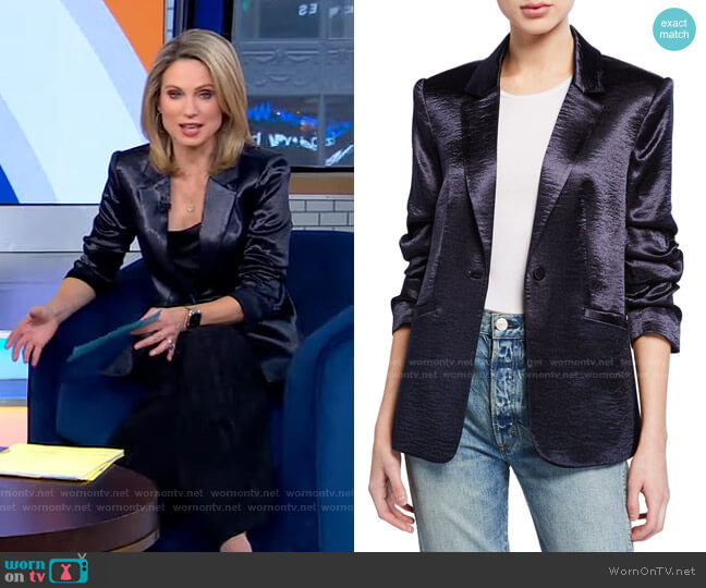 Cinq a Sept Kylie Jacket worn by Amy Robach on Good Morning America