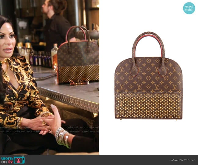 Louis Vuitton x Christian Louboutin Monogram Lconoclasts Bag worn by Jen Shah on The Real Housewives of Salt Lake City