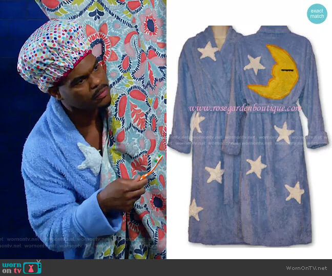 Canyon Group Moon and Stars Robe worn by Carter (Julian Gant) on Call Me Kat