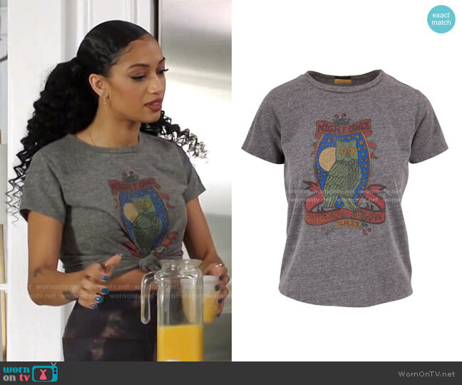 Mother The Little Goodie Goodie Tee worn by Olivia Baker (Samantha Logan) on All American