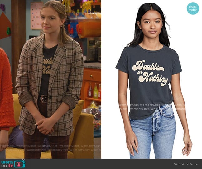 Mother Lil Goodie Goodie Tee worn by Presley (Jayden Bartels) on Side Hustle