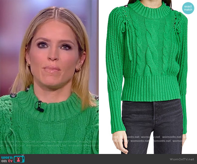 Munthe Turner Pullover Sweater worn by Sara Haines on The View