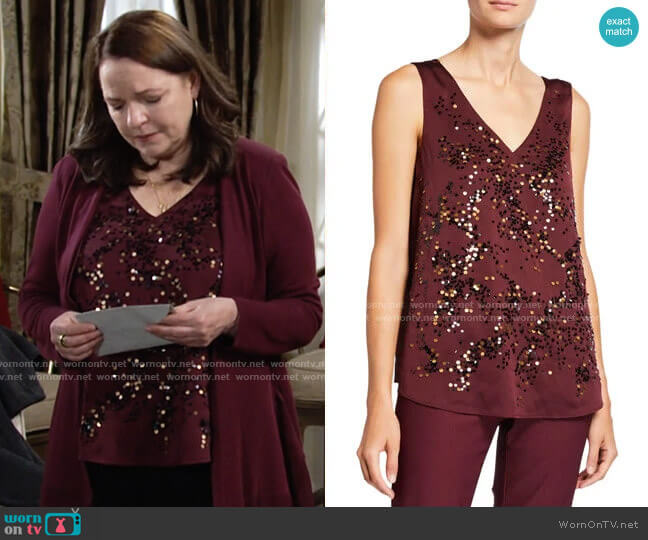 Nic + Zoe In Sequence V-Neck Tank