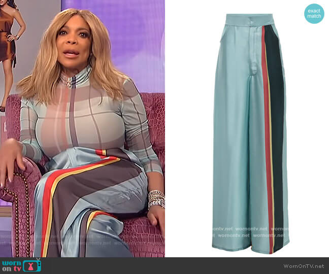 Fencoel Caribbean Pride Pant worn by Wendy Williams on The Wendy Williams Show