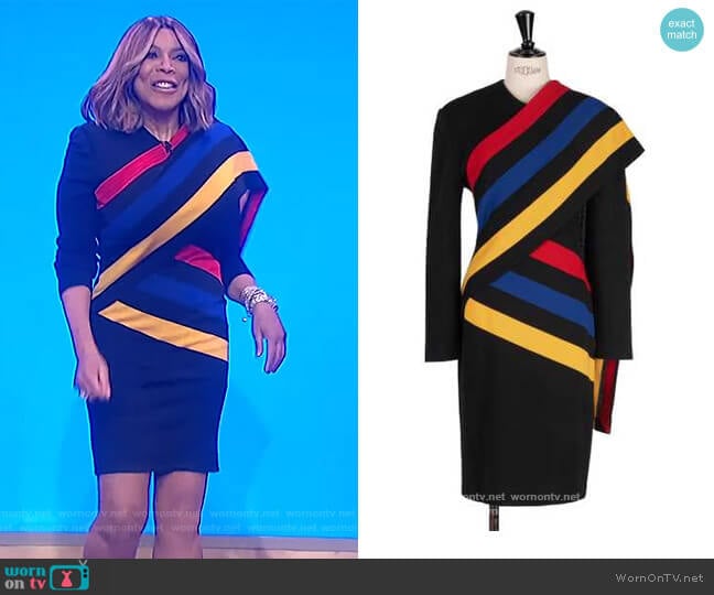 Patrick Kelly 1989 Winter Fall Collection worn by Wendy Williams on The Wendy Williams Show