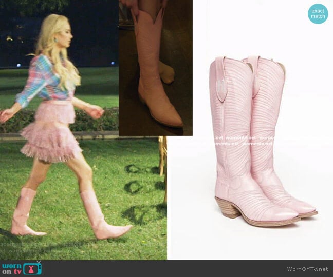 Hadleigh's Punk Boots worn by Kameron Westcott on The Real Housewives of Dallas
