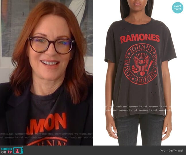 R13 Ramones Print Tee