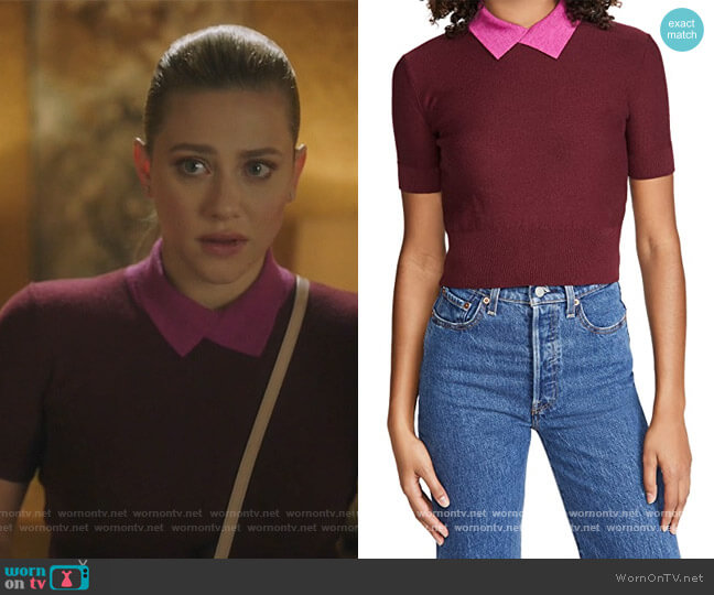 Staud Acorn Sweater worn by Betty Cooper (Lili Reinhart) on Riverdale