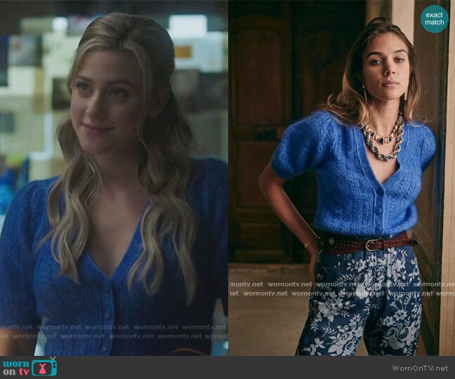 Sezane Perrine Jumper worn by Betty Cooper (Lili Reinhart) on Riverdale