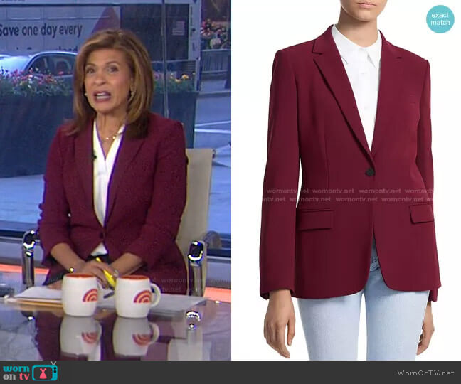 Theory Staple Blazer worn by Hoda Kotb on Today