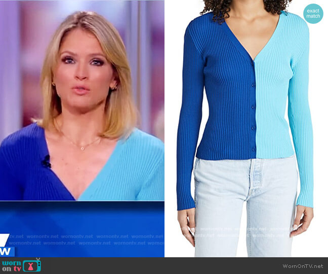 Staud Cargo Sweater worn by Sara Haines on The View