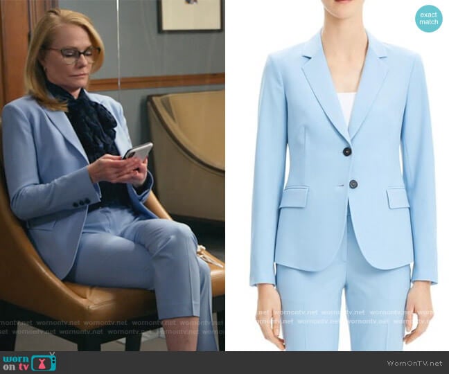 Theory Carissa Blazer worn by Lisa Benner (Marg Helgenberger) on All Rise
