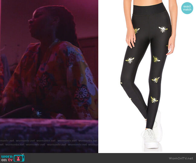 Ultracor Ultra High Bee Legging worn by Jazlyn Forster (Chloe Bailey) on Grown-ish