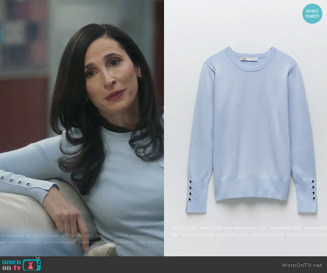 Zara Basic Knit Sweater worn by Delia (Michaela Watkins) on The Unicorn