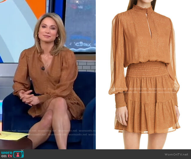 A.L.C. Silvie Dress worn by Amy Robach on Good Morning America