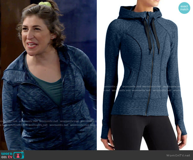 Athleta Space Dye Strength Hoodie worn by Kat Silver (Mayim Bialik) on Call Me Kat