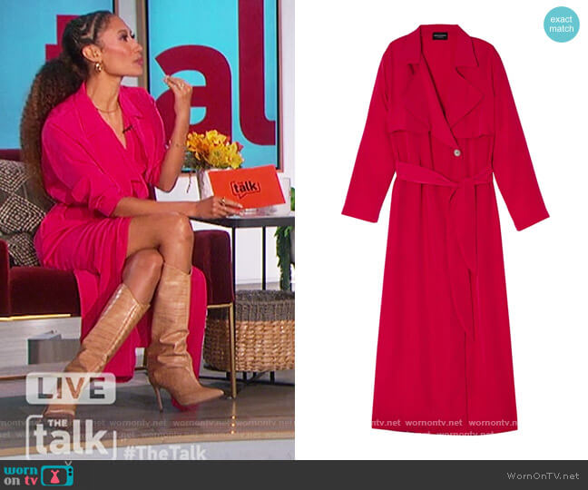 Ciara Chyanne Tracee Coat worn by Elaine Welteroth on The Talk