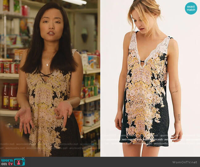 Free People Morning Sun Slip worn by Janet (Andrea Bang) on Kims Convenience
