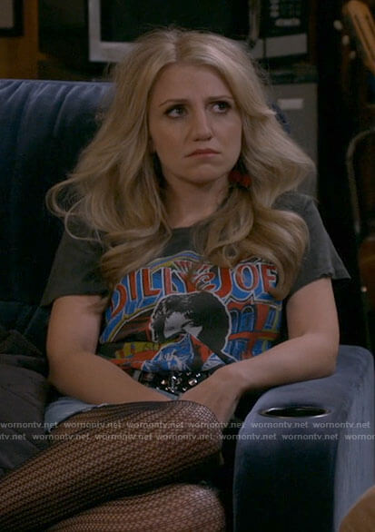Gina’s Billy Joel tee on B Positive