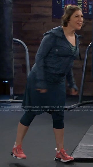Kat’s gym hoodie and sneakers on Call Me Kat