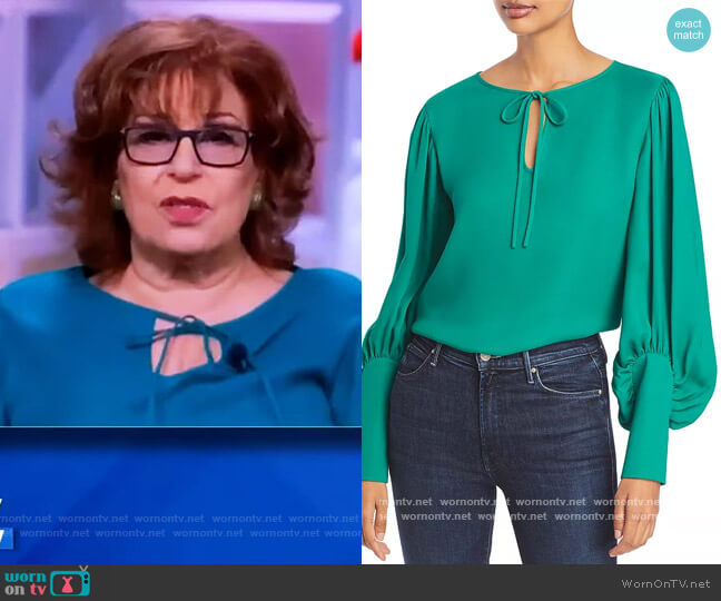 Lafayette 148 Izabel Blouse worn by Joy Behar on The View