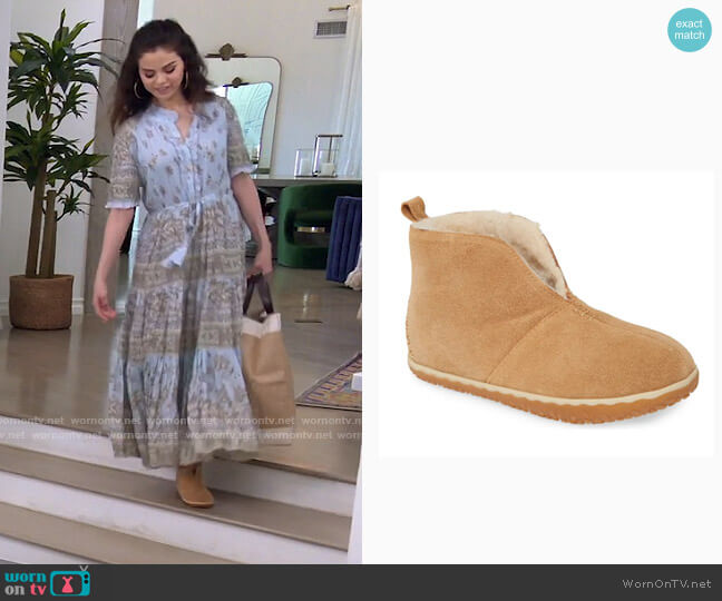Minnetonka Tuscon Bootie worn by Selena Gomez on Selena + Chef