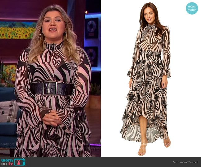 Misa Daniella Skirt worn by Kelly Clarkson on The Kelly Clarkson Show