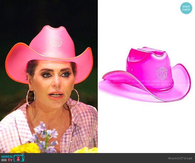 Neon Cowboys Glowing Light-Up Cowboy Hat worn by D’Andra Simmons on The Real Housewives of Dallas