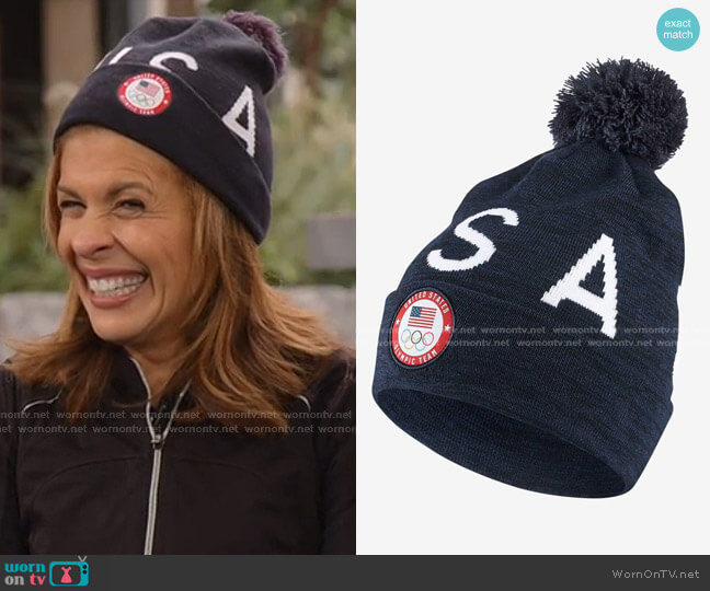 Nike Olympic Team USA Beanie worn by Hoda Kotb on Today