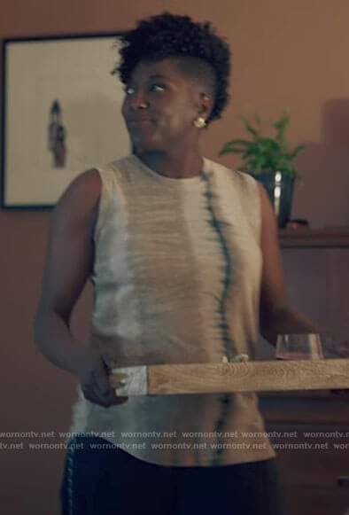 Nova’s tie dye tank top on Queen Sugar