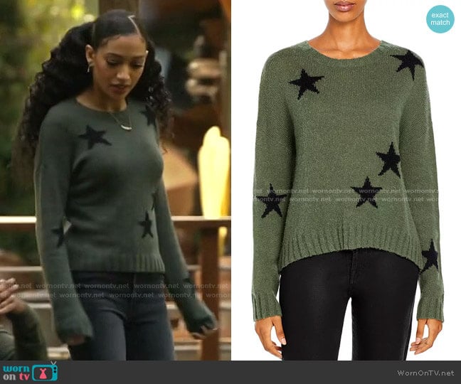 Rails Perci Sweater worn by Olivia Baker (Samantha Logan) on All American