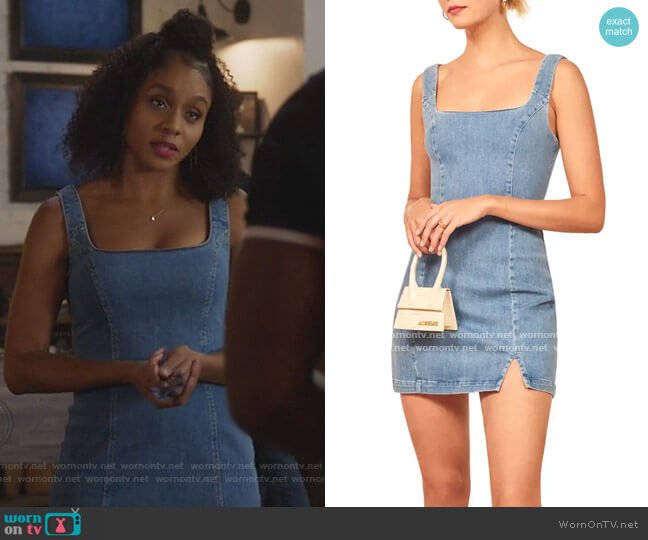 Reformation Mark Chambray Minidress