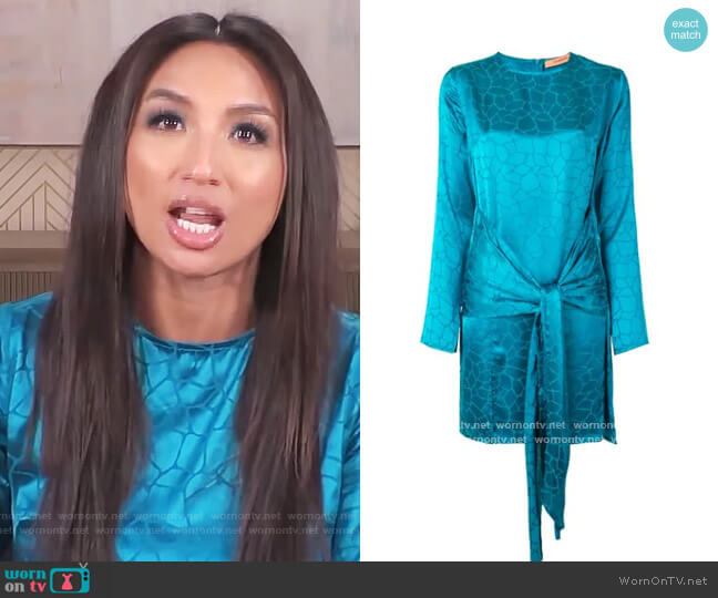 The Andamane Eugenie Dress worn by Jeannie Mai on The Real