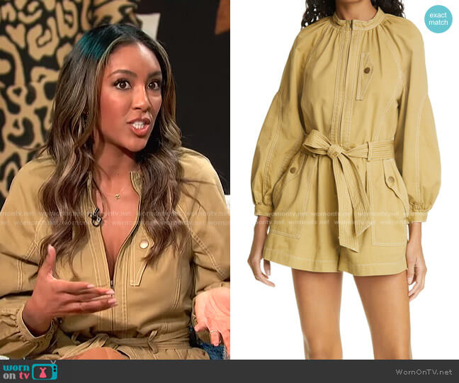 Ulla Johnson Piper Tie Waist Romper