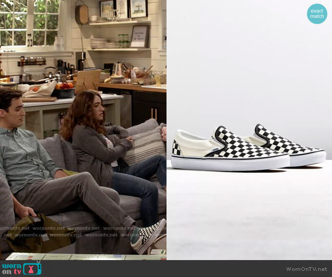 Vans Core Slip On Sneaker worn by Freddie Raine (Joey Bragg) on Call Your Mother