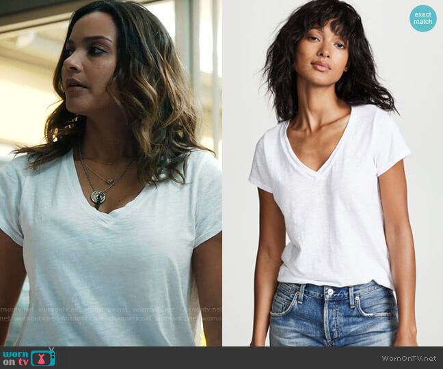 Velvet Jilian V Neck Tee