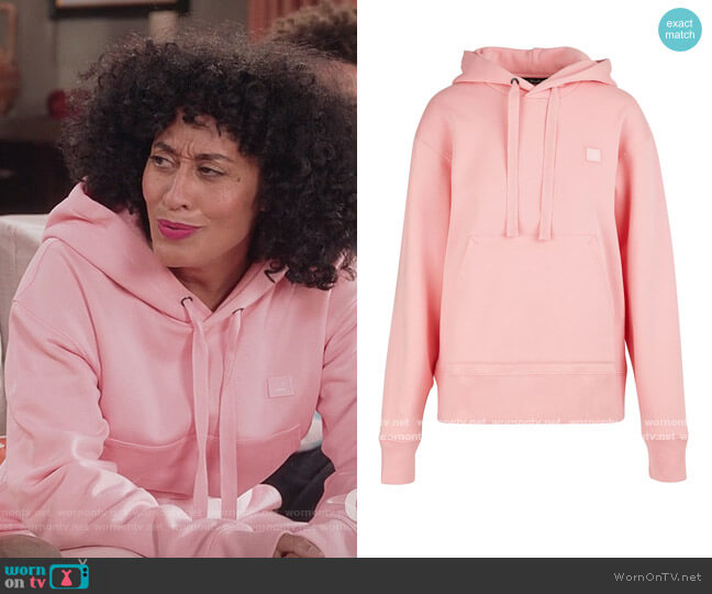 Acne Studios Face Hoodie worn by Rainbow Johnson (Tracee Ellis Ross) on Black-ish