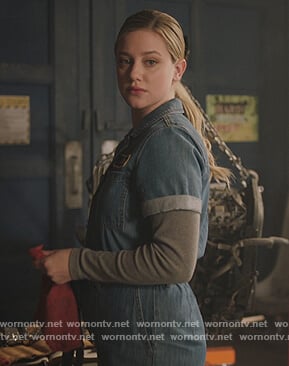 Betty’s denim jumpsuit on Riverdale
