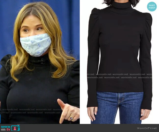 Veronica Beard Cedar Turtleneck Sweater worn by Jenna Bush Hager on Today
