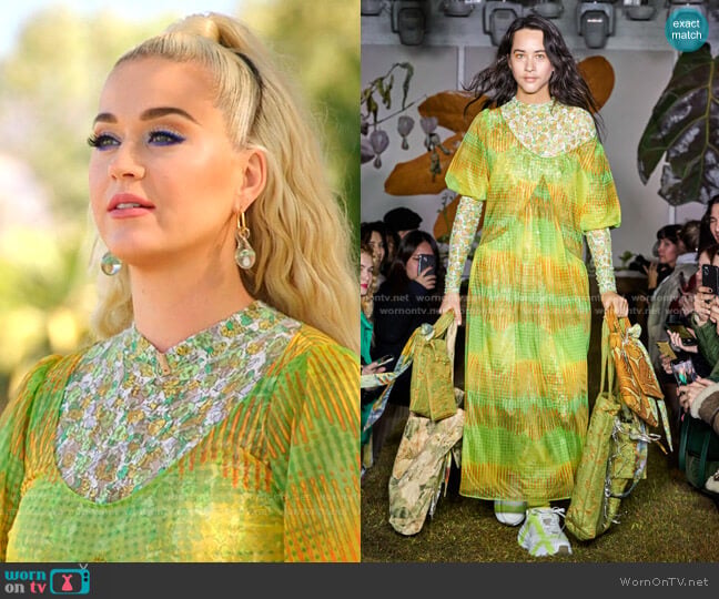 Collina Strada Fall 2020 Collection worn by Katy Perry on American Idol