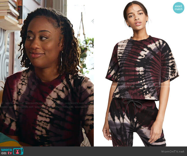 Cotton Citizen Tokyo Tee worn by Malika Williams (Zuri Adele) on Good Trouble