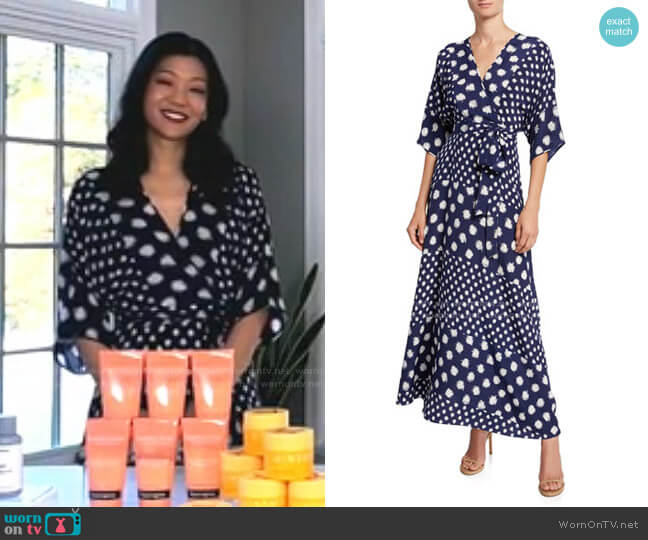 Diane von Furstenberg Eloise Floral-Print Asymmetrical Wrap Dress