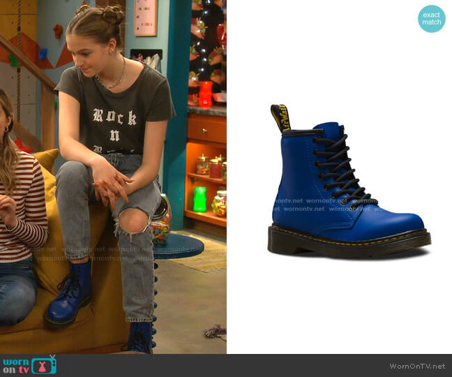 Dr. Martens 1460 Original 8-Eye Leather Boot worn by Presley (Jayden Bartels) on Side Hustle