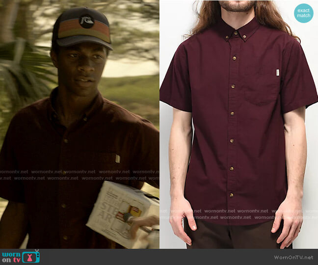 Dravus Robby Shirt worn by Pope (Jonathan Daviss) on Outer Banks