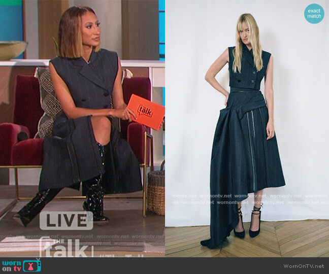 Ellery 2021 Resort Collection worn by Elaine Welteroth on The Talk