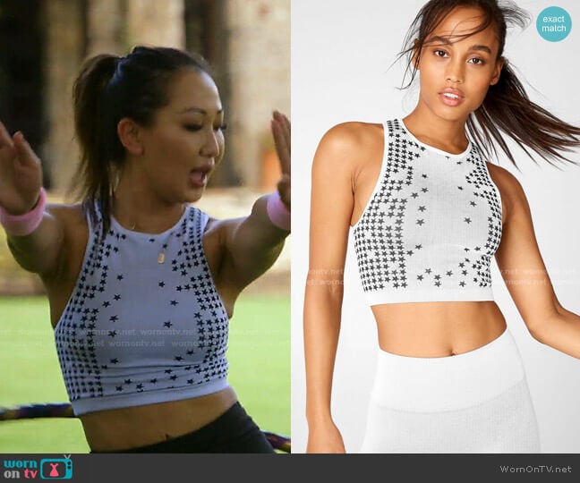 Fabletics Francis Seamless Crop Top worn by Tiffany Moon on The Real Housewives of Dallas